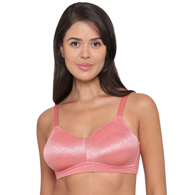 Wacoal Womens Back Appeal Non Padded Non-Wired Full Cup Plus Size Seamless Bra-Pink (34C)