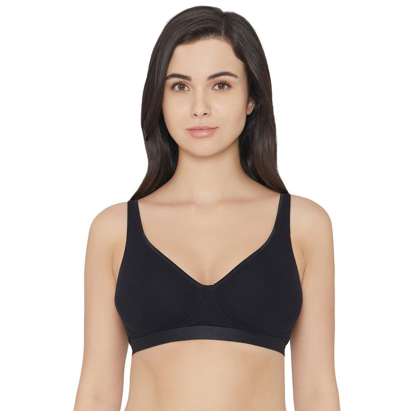Wacoal Womens Basics Essentials Non-Padded Non-Wired Full Cup T-Shirt Bra-Black (38D)