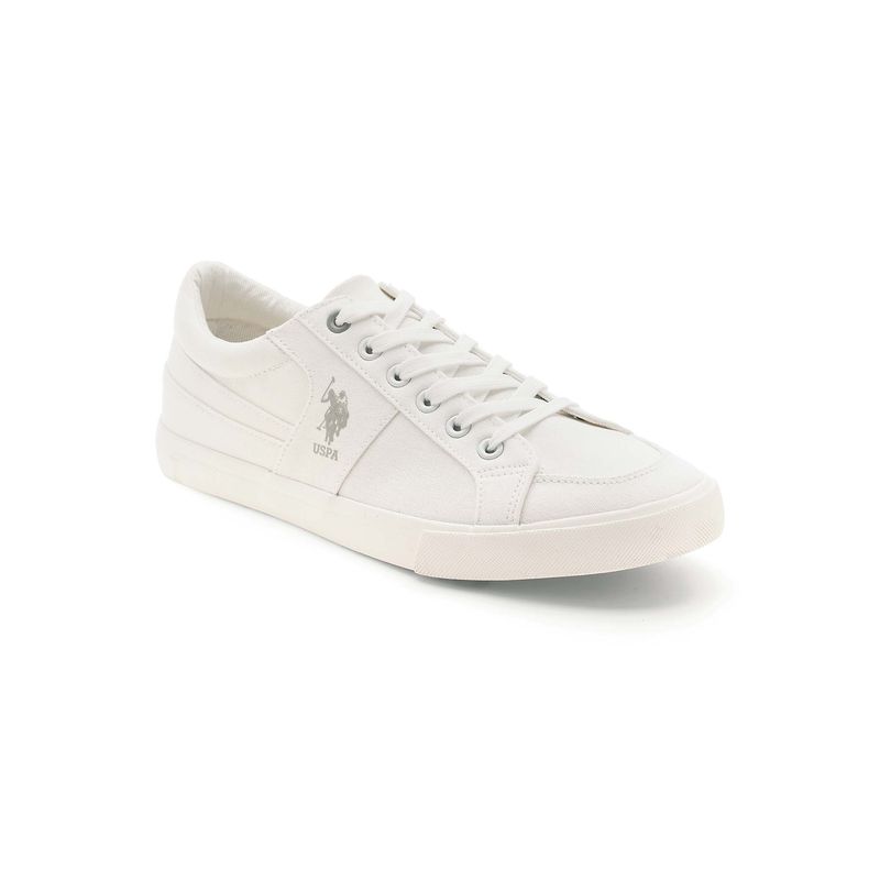 U.S. POLO ASSN. Clarkin 6.0 Men White Sneakers (UK 8)