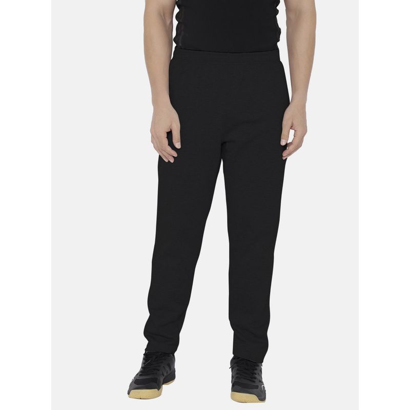 CHKOKKO Black Men Casual Track Pant Gym Workout Lower with Pocket (5XL)