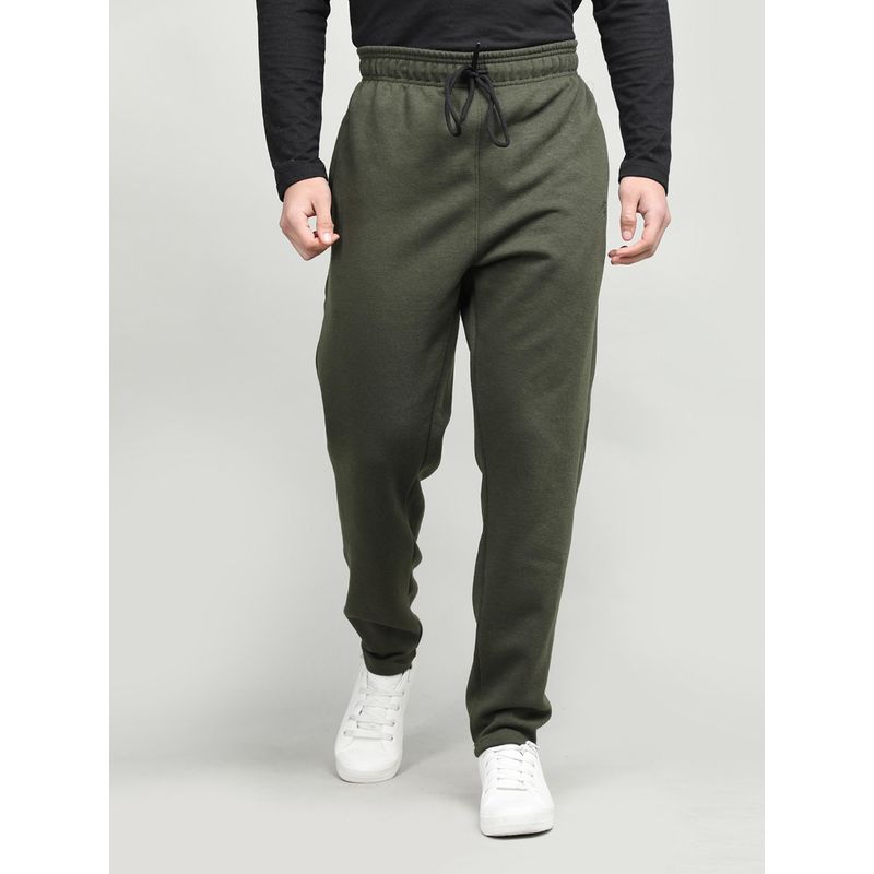 CHKOKKO Olive Men Casual Track Pant Gym Workout Lower with Pocket (4XL)