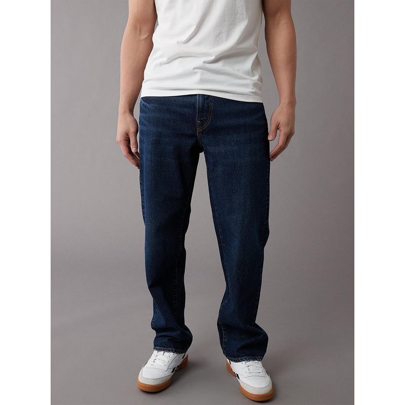 American Eagle Men Blue Easyflex Loose Jeans (31)