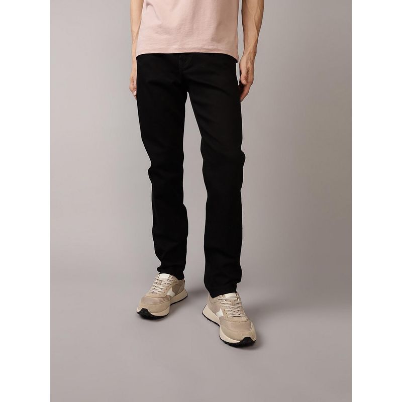 American Eagle Men Black Airflex Slim Straight Jeans (30)