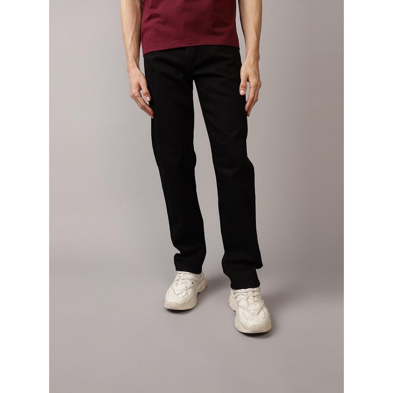 American Eagle Men Black Airflex Original Straight Jeans (30)