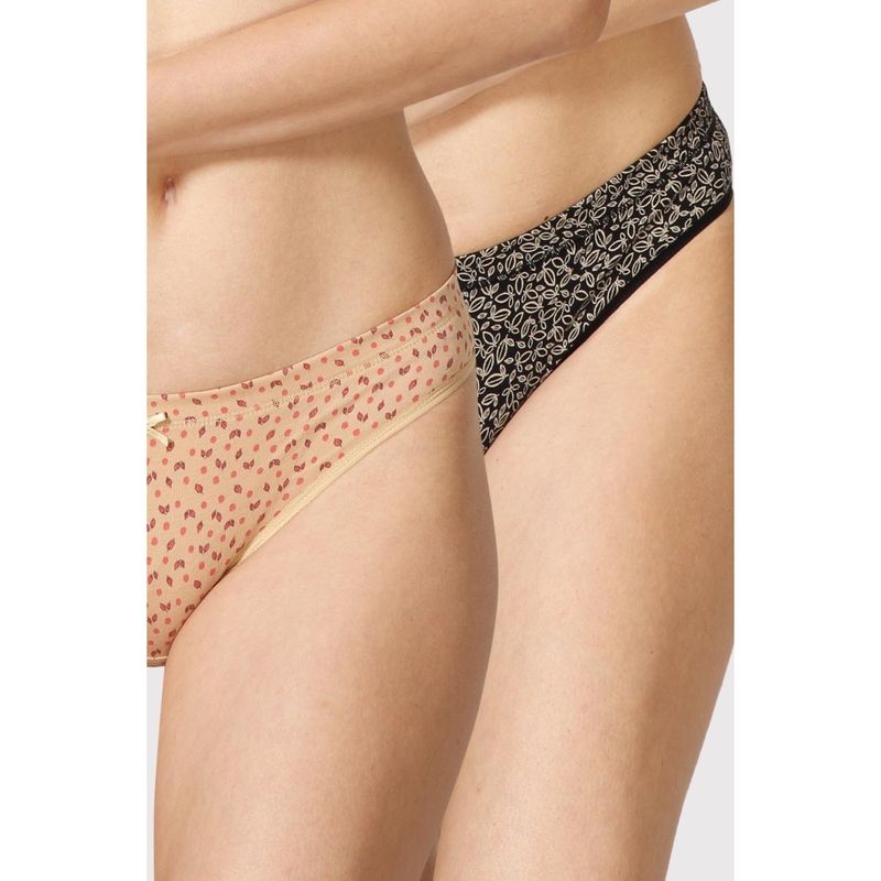 Van Heusen Women Pack of 2 Antibacterial & Flexi Stretch Bikini Panty - Assorted (L)