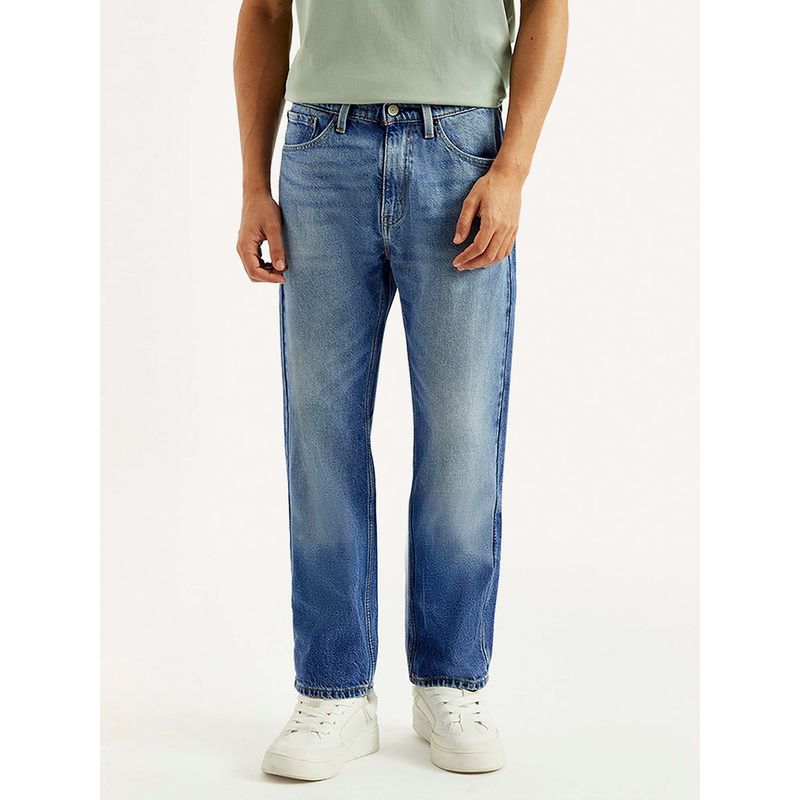 Levi's Mens 505 Straight Fit Blue Jeans (32)
