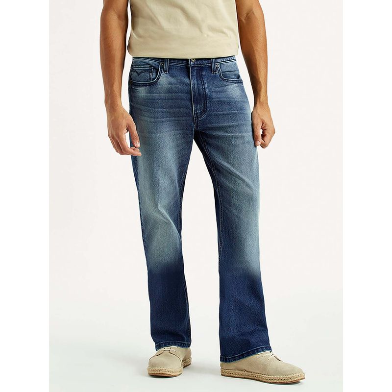 Levi's Mens 527 Slim Bootcut Fit Blue Jeans (40)