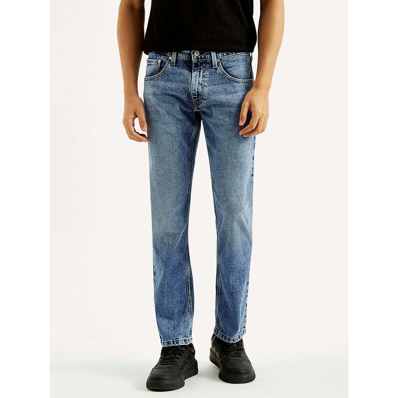 Levi's Mens 65504 Skinny Fit Light-Blue Jeans (28)