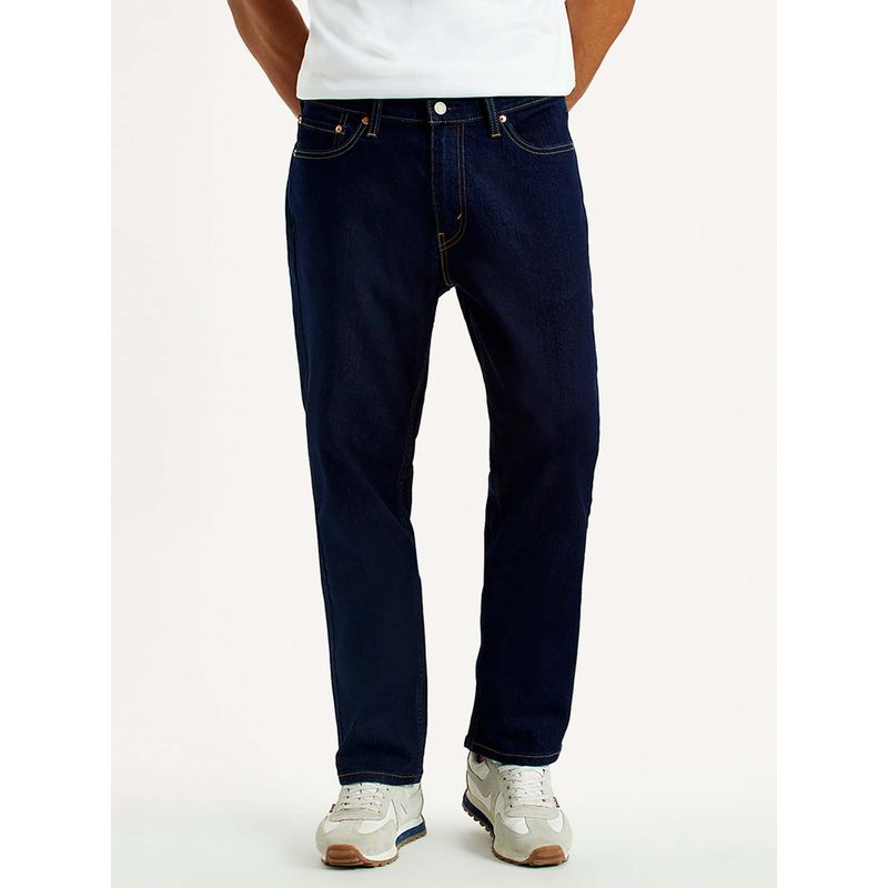 Levi's Mens 541 Regular Tapered Fit Navy Blue Jeans (28)