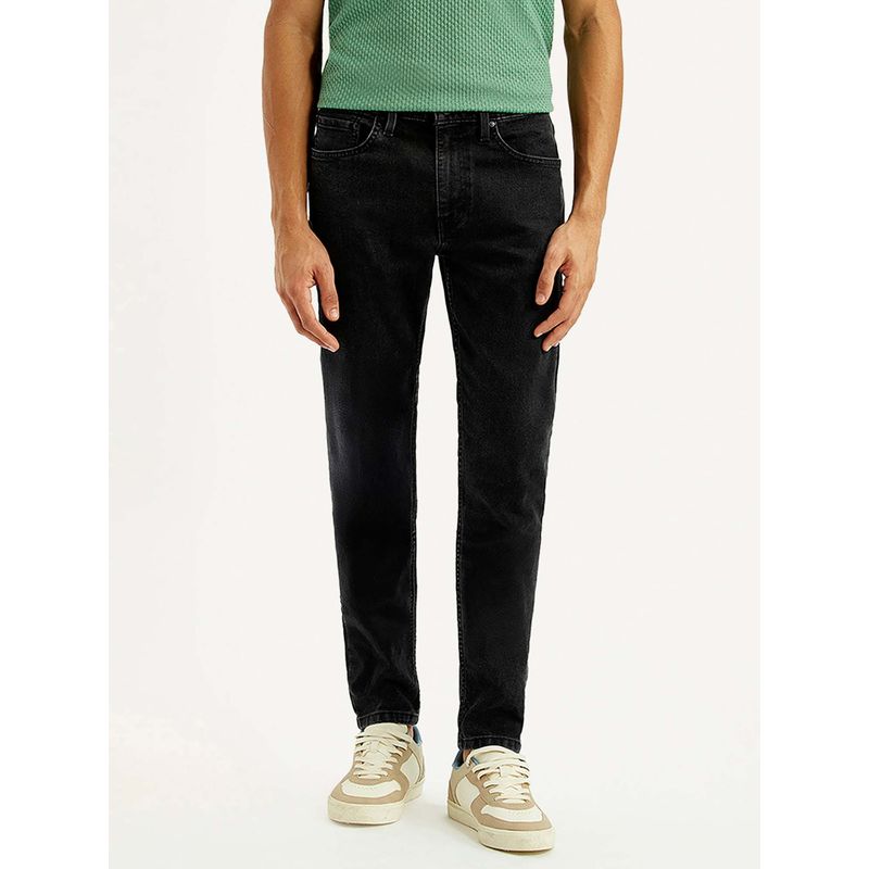 Levi's Mens 512 Black Slim Fit Mid Rise Jeans (30)