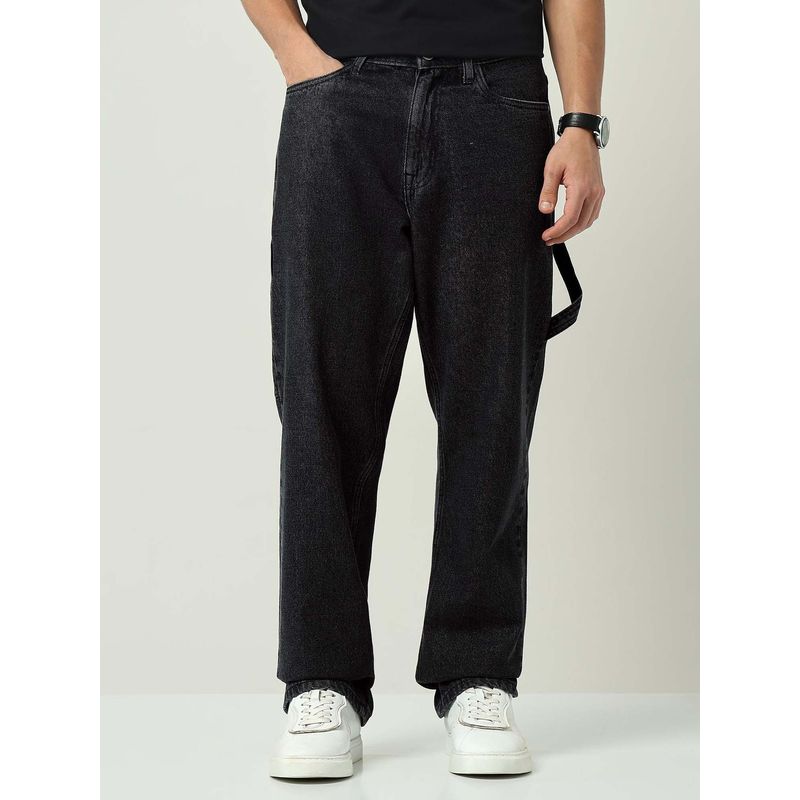 AD By Arvind Grey Solid Loose Fit Jeans (38)