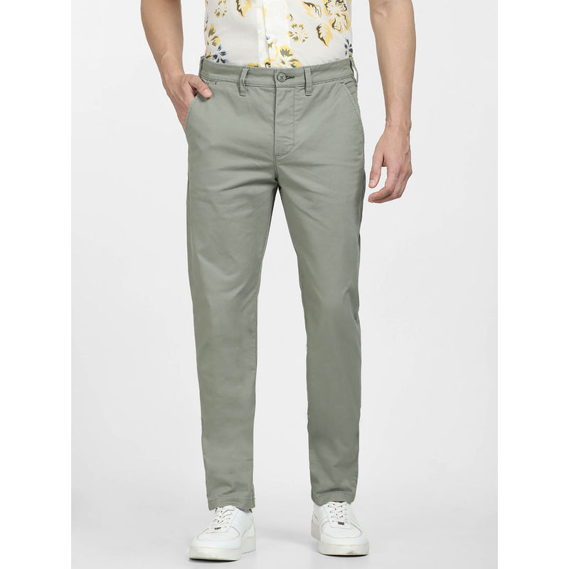 Selected Green Mid Rise Slim Fit Pants (29/32)
