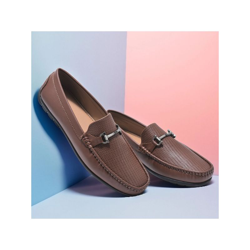 Cantabil Tan Casual Loafers For Men (UK 6)