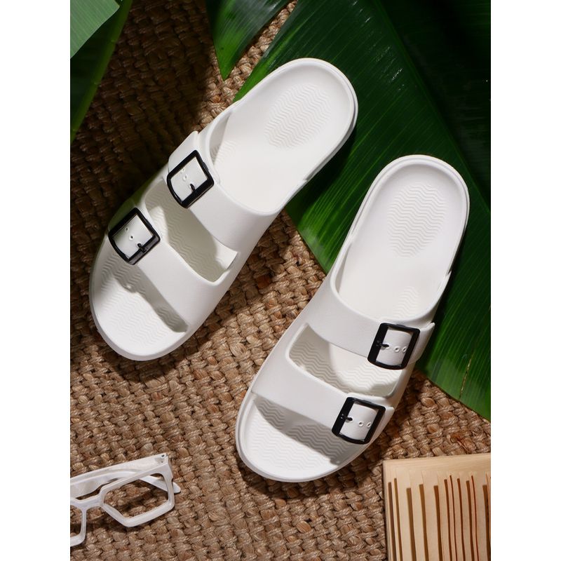 Cantabil White Casual Sandals For Men (UK 8)