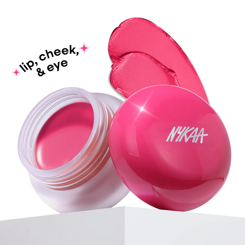 Nykaa Cosmetics Whipped Blurring Multi-use Blush Pot For Lips Cheeks & Eyes - sweet whip