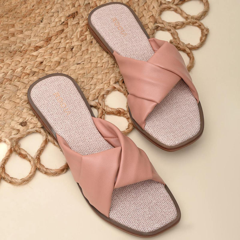 ROCIA By Regal Peach Women Casual Comfortable Flats (EU 37)