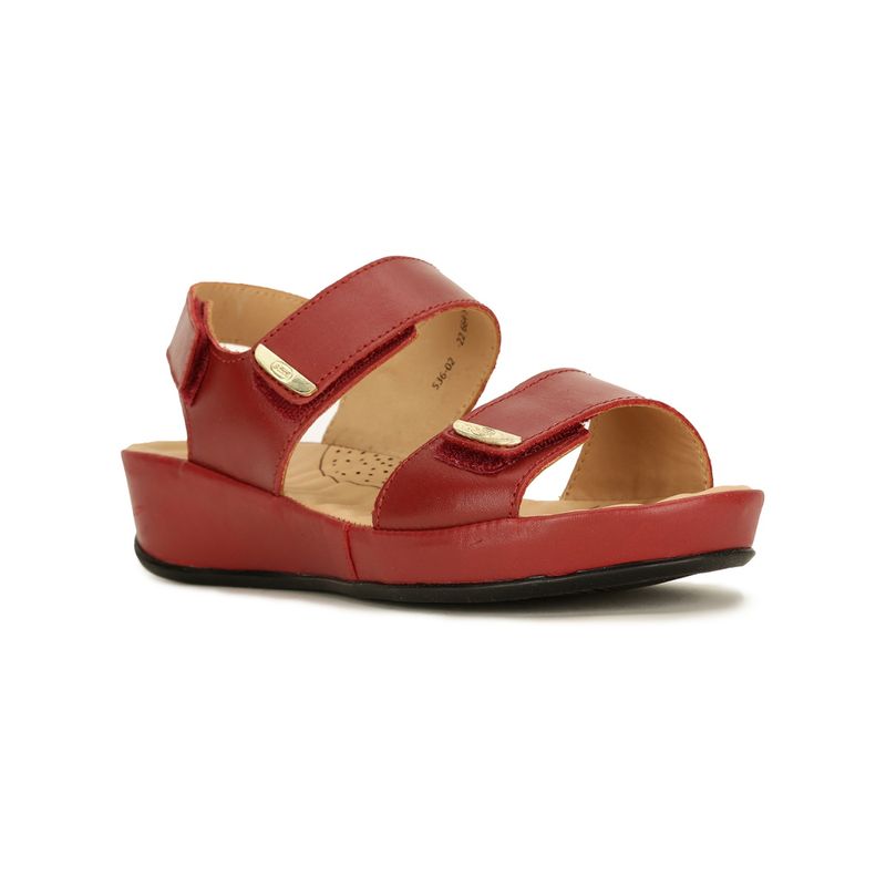 Scholl Solid Red Sandals (UK 5)