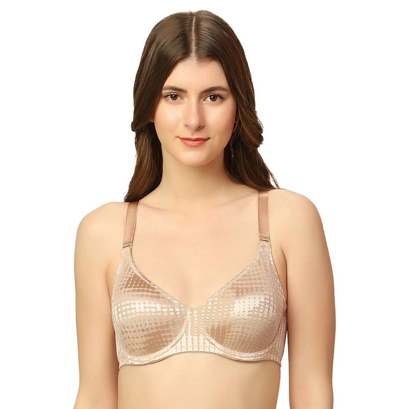 Triumph Minimizer Sheen Elegant Wired Bra - Beige (36F)