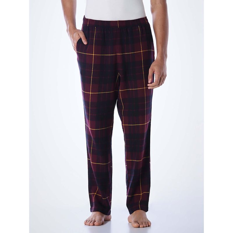 Jack & Jones Men Relaxed Fit Purple Pyjama (L)