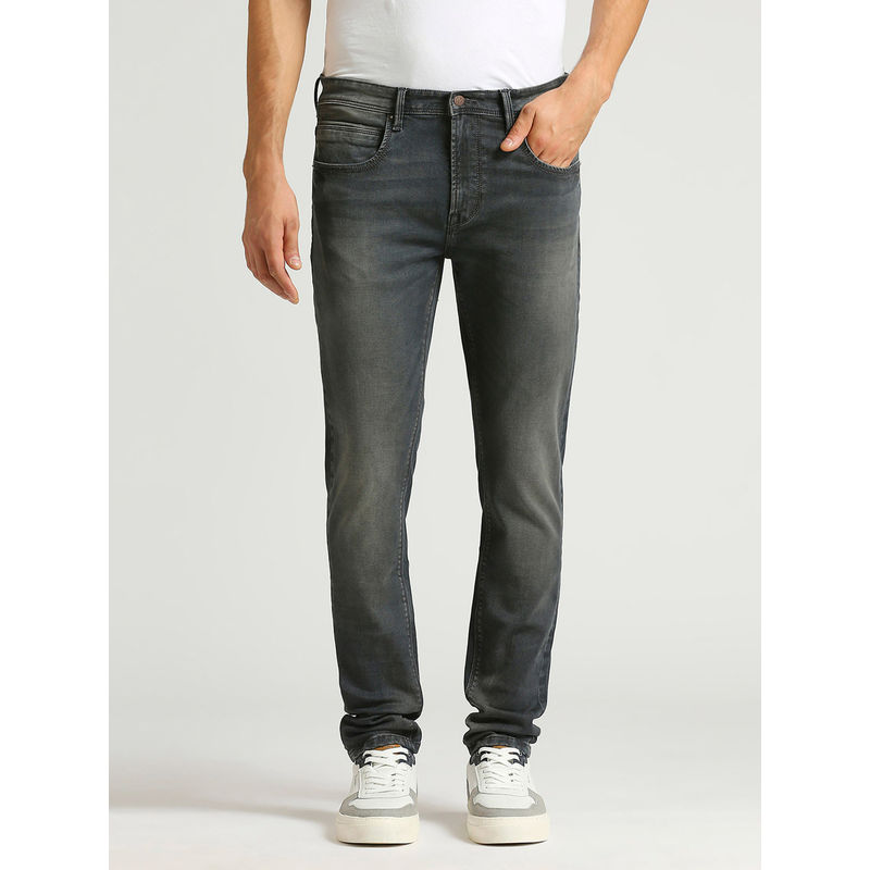 Pepe Jeans Grey Chinox Super Skinny Fit Mid Waist Jeans (28)