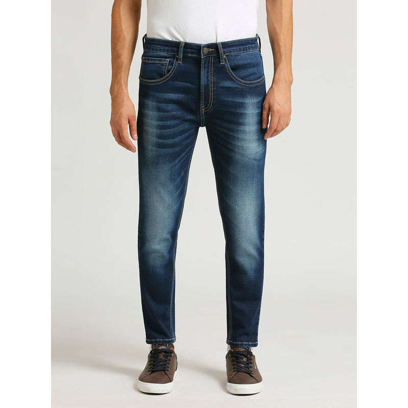 Pepe Jeans Chinox Dark Navy Blue Mid Rise Skinny Jeans (28)