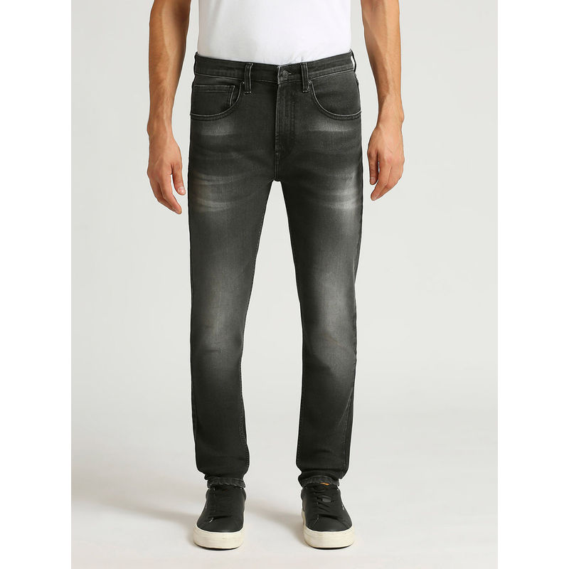 Pepe Jeans Chinox Black Mid Rise Ankle Jeans (28)