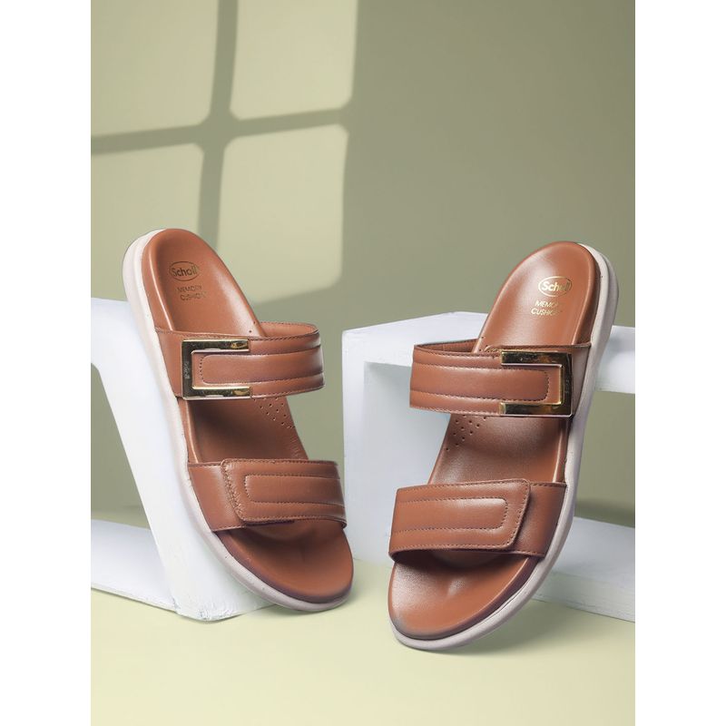 Scholl Women Brown Sandals (UK 8)
