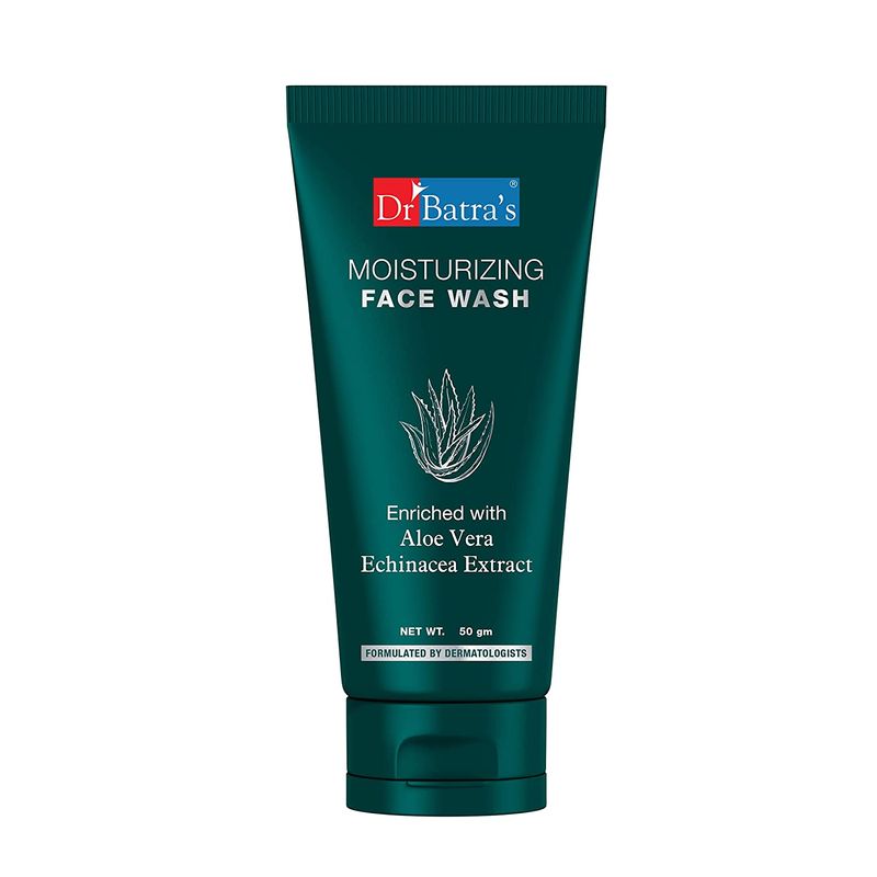 Dr Batra's Moisturizing Facewash, Enriched with Aloe Vera, Face Wash for Balanced skin, Natural