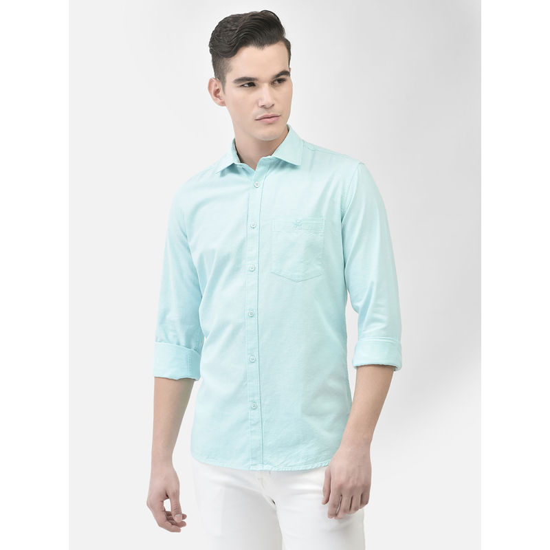 CRIMSOUNE CLUB Men's Mint-Green Shirt (S)