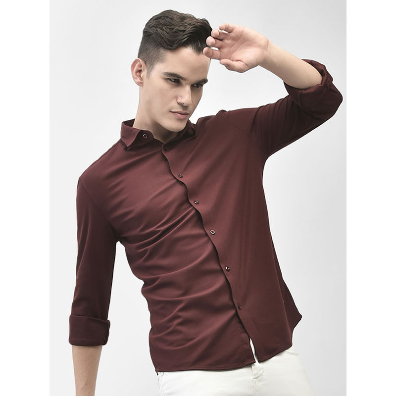 CRIMSOUNE CLUB Men's Brown Shirt (M)
