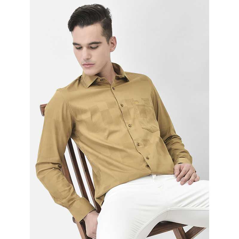 CRIMSOUNE CLUB Men's Mustard Shirt (S)
