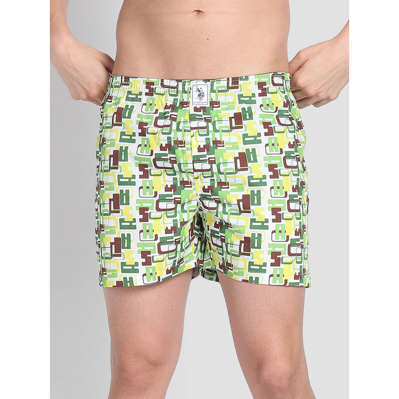 U.S. POLO ASSN. Back Pocket All Over Print IYAC Boxers Multi-Color (M)