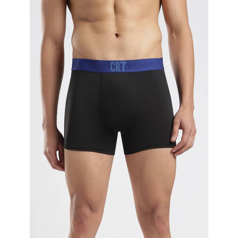 CR7 Cristiano Ronaldo Premium Comfort Fit Cotton Stretch Underwear Trunks (Pack Of 2) (S)