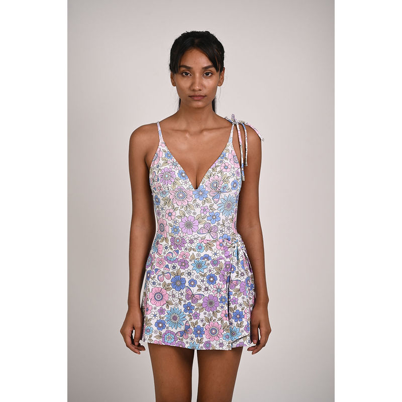 TFW Swim Skort With Tie Up White (S)