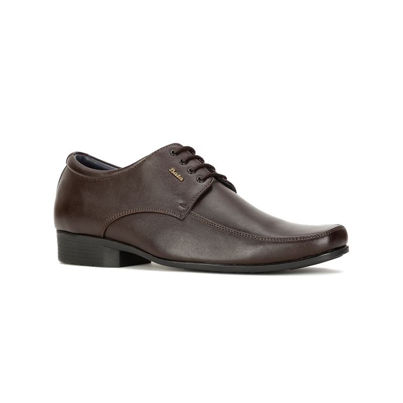Bata Mens Brown Lace-Ups Formal Derbies (UK 7)