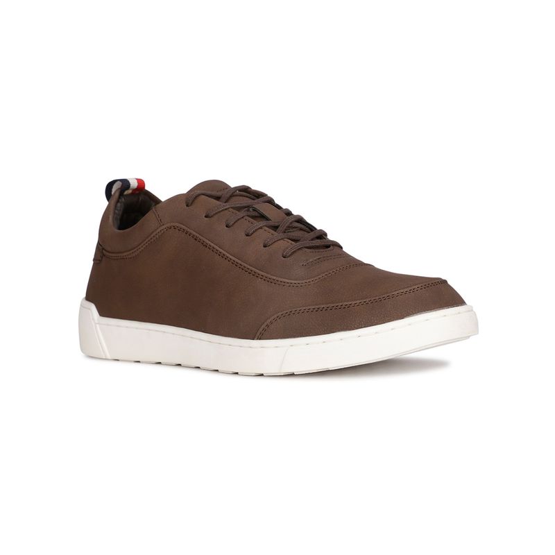 Bata Mens Brown Lace-Ups Casual Sneakers (UK 9)