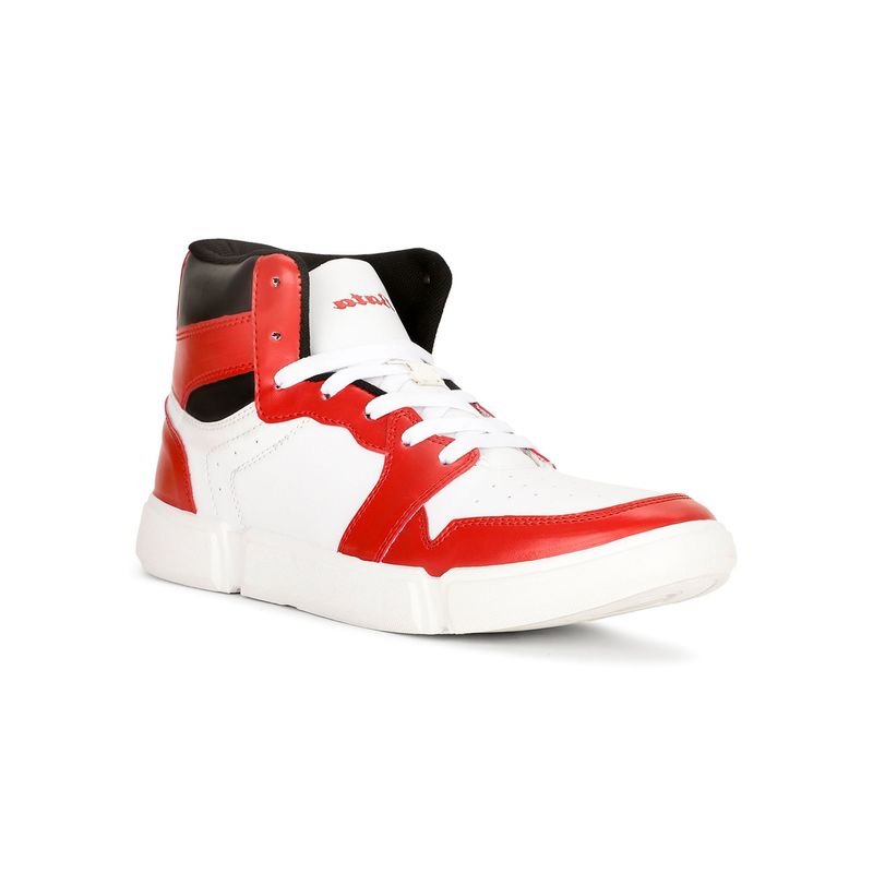 Bata Mens White Lace-Ups Casual Sneakers (UK 9)