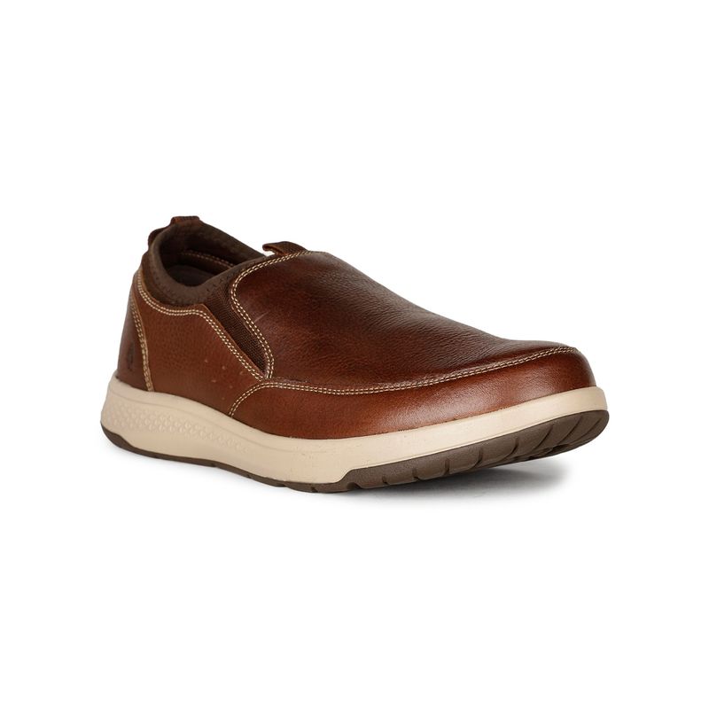 Hush Puppies Mens Brown Slip On Casual Sneakers (UK 7)