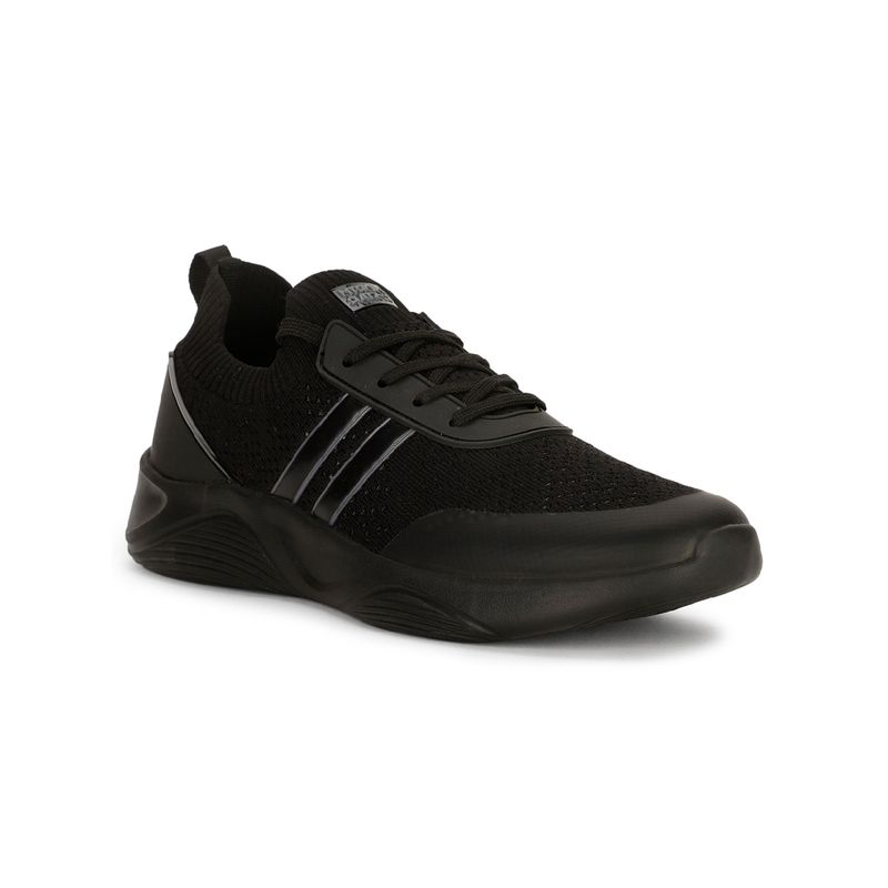 North Star Mens Black Lace-Ups Running Shoes (UK 8)