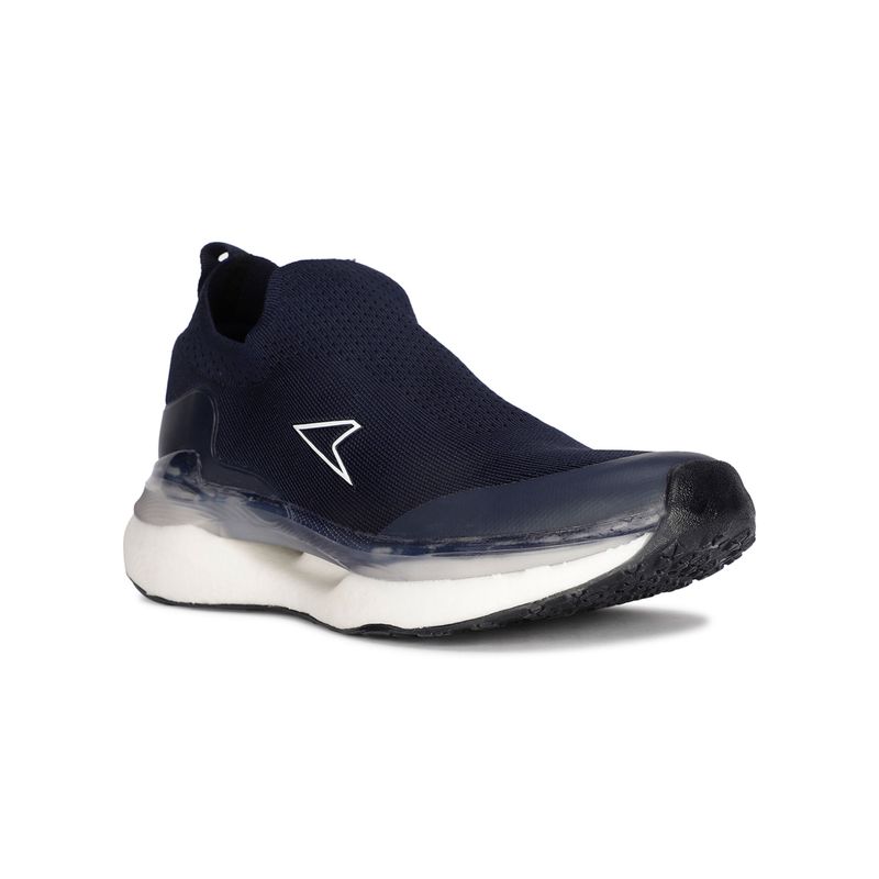 Power Mens Navy Blue Slip On Running Shoes (UK 7)