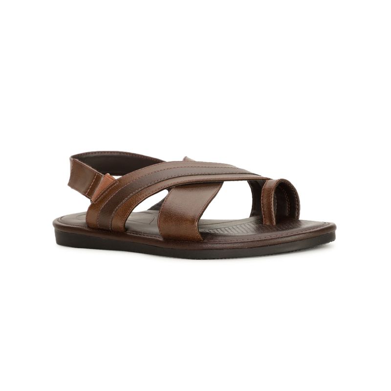 Bata Mens Brown Velcro Casual Sandals (UK 10)