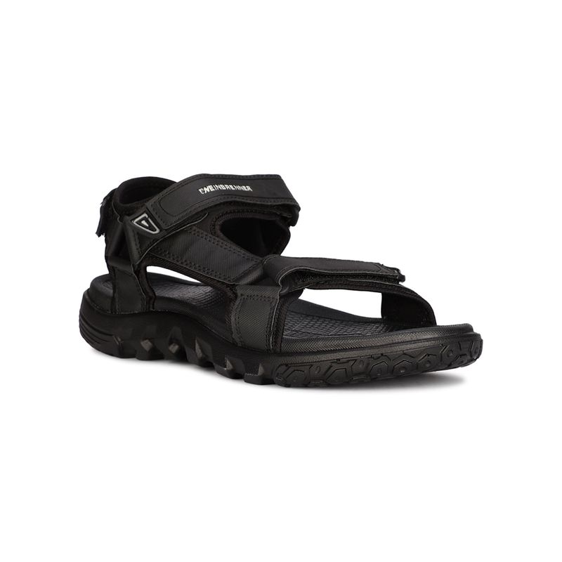Weinbrenner Mens Black Velcro Casual Sandals (UK 8)