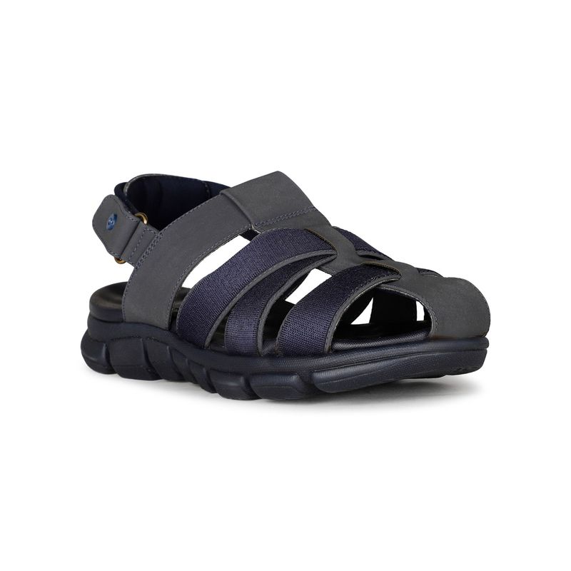 Bata Comfit Mens Navy Blue Velcro Casual Sandals (UK 6)