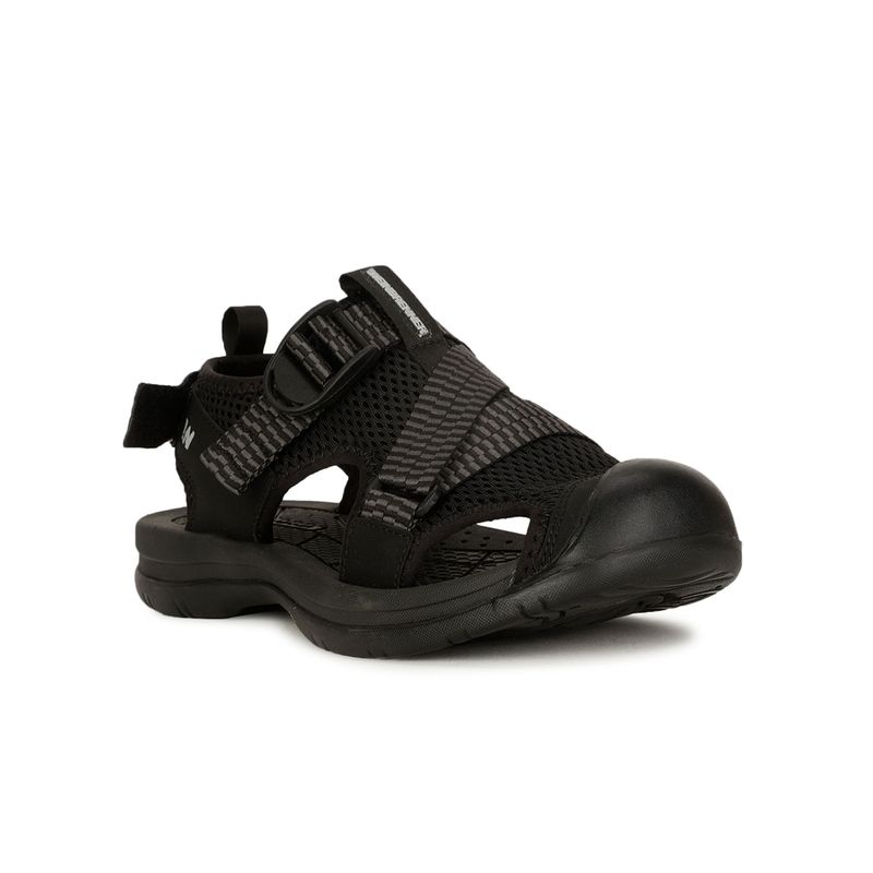 Weinbrenner Mens Black Buckle Casual Sandals (UK 8)