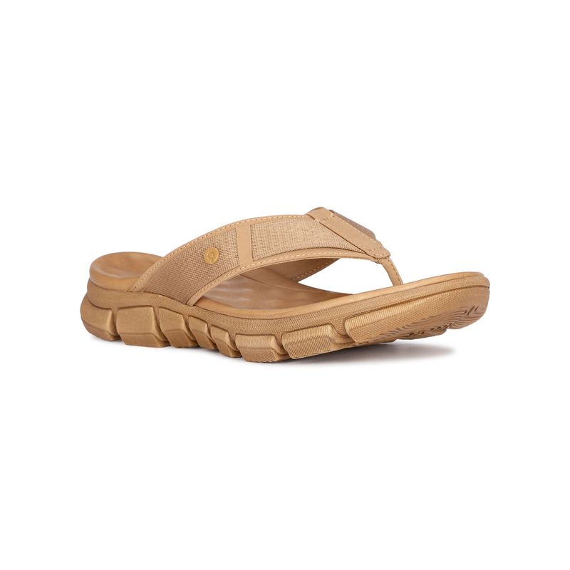 Bata Comfit Mens Tan Slip On Casual Flipflops (UK 11)