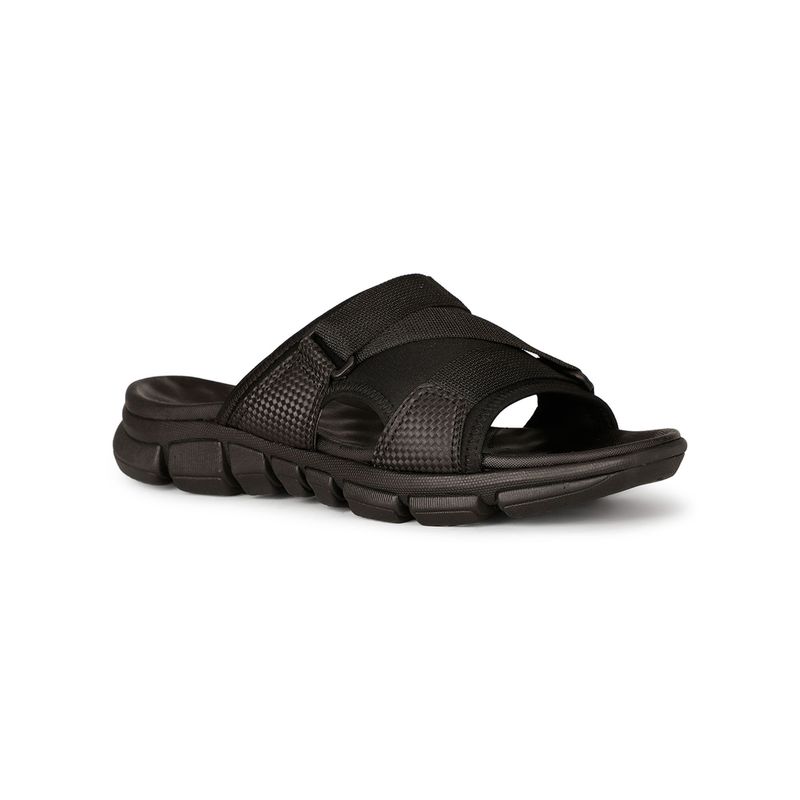 Bata Comfit Mens Black Slip On Casual Sandals (UK 7)