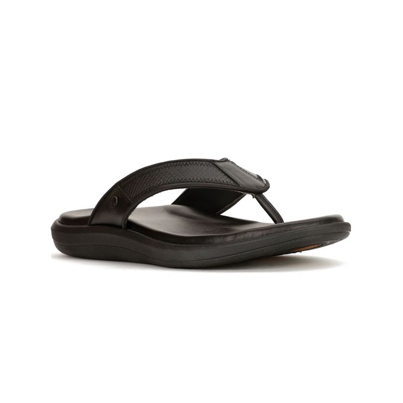 Bata Comfit Mens Black Slip On Casual Sandals (UK 9)