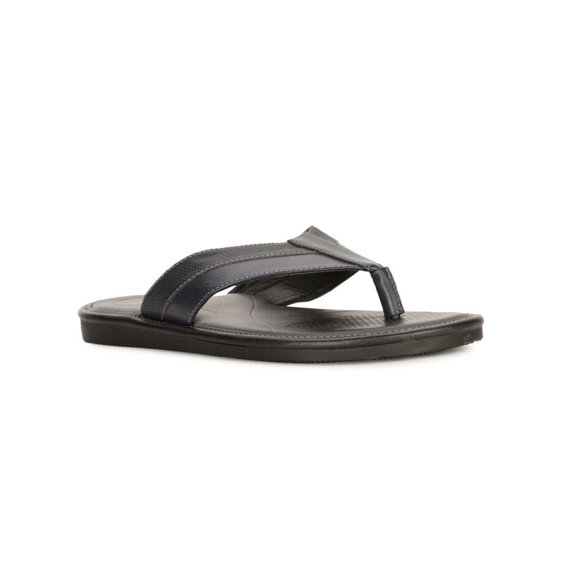 Bata Mens Black Slip On Casual Sandals (UK 8)