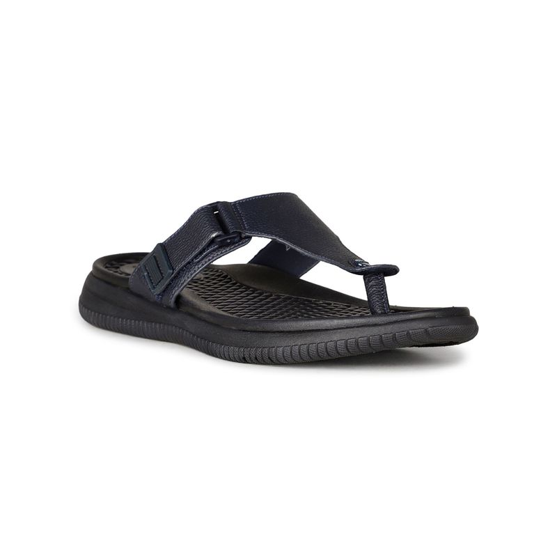 Bata Comfit Mens Navy Blue Slip On Casual Sandals (UK 9)