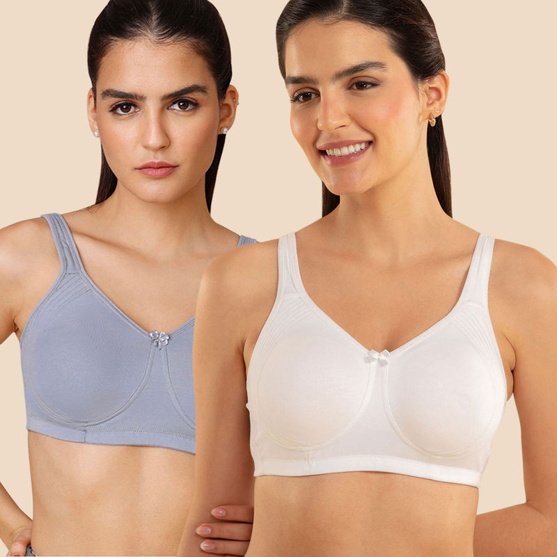Nykd by Nykaa Encircled with Love NYB169 White and Blue (Pack of 2) (36D)